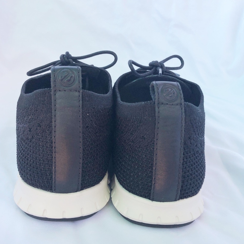 COLE HAAN | NWOT BLACK ZEROGRAND STITCHLITE WINGTIP OXFORD SNEAKERS SIZE 10 - Picture 11 of 12